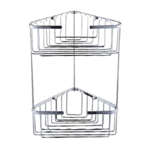 רשת פינתית כפולה נתלית BRIZA BASKETS PVD – 28X16.5X38 ס
