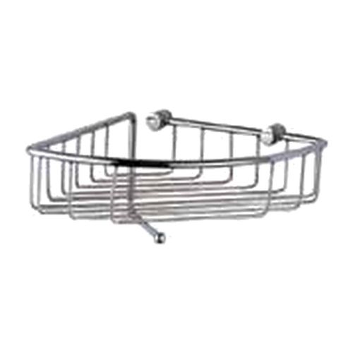 מדפי-רשת ניקל כרום BASKETS – רשת פינתית + קולב