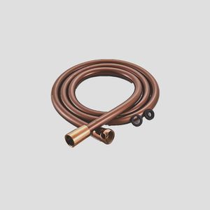 אביזרי מקלחת (צבעי PVD) – צינור PVC, רוז גולד