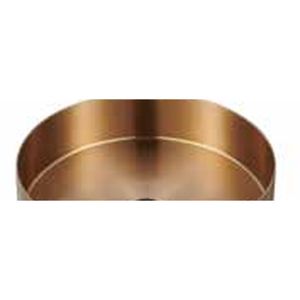 כיורי נירוסטה לאמבט עגול STEEL SINKS – 380*380*110 רוז גולד