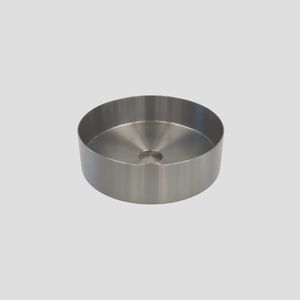 כיורי נירוסטה לאמבט עגול STEEL SINKS – 380*380*110 מוברשת