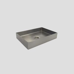 כיורי נירוסטה לאמבט מלבני STEEL SINKS – 550*380*100 מוברשת