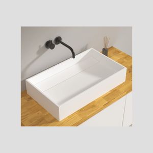 SINKS כיורים מונחים קוריאן לבן מט – דגם אתיקה 60*35*12