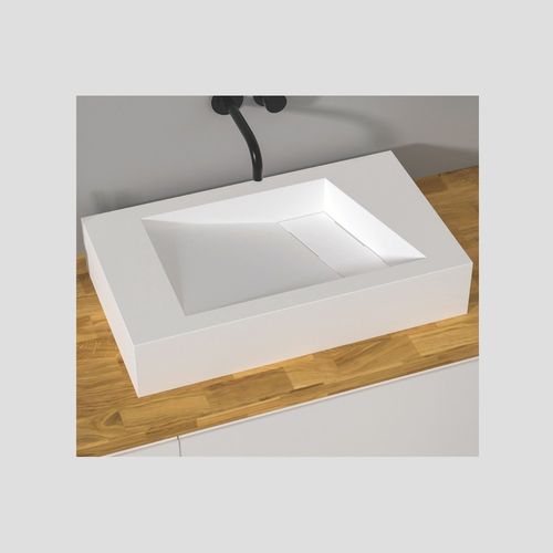 SINKS כיורים מונחים קוריאן לבן מט – דגם אמיליה 60*35*12