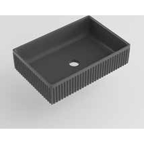 כיור חרס קונטור CONTOUR – גרפיט מט