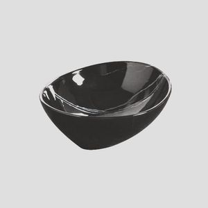 כיור חרס טרה TERRA – שיש שחור מבריק