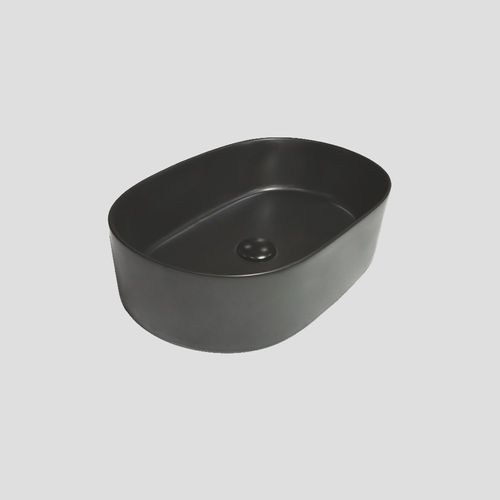 אובל דפנות דקות OVAL – שחור מט