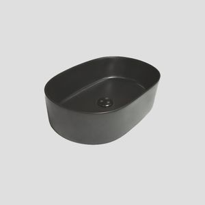 אובל דפנות דקות OVAL – שחור מט