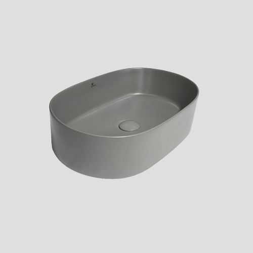 אובל דפנות דקות OVAL – אפור מט
