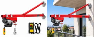 סט כננת חשמלית 150/300 ק"ג 20 מטר כבל הרמה + שלט מרחוק + שלט מובנה + זרוע לכננת 1100 ממ VA-150/300.KIT VALEX