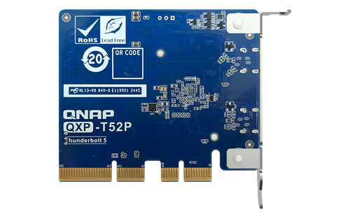 כרטיס הרחבה עם 2 יציאות NAS ל- QNAP QXP-T52P Thunderbolt 5