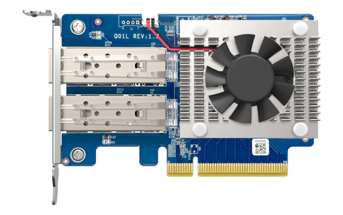 כרטיס רשת QNAP QXG-10G2SF-NXE Dual-Port 10GbE +SFP+ - תואם למחשב ו- NAS