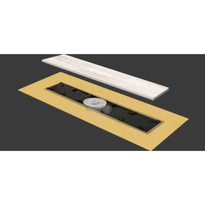 LEVEL תעלת ניקוז מלבנית נסתרת – 10x80
