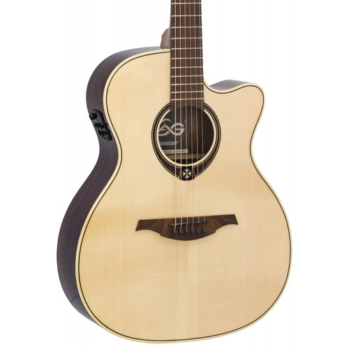זוית נוספת lag tramontane 218 ace acoustic-electric guitar