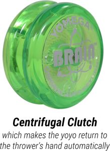 יו יו  -  YO YO YOMEGA BRAIN AUTO RETURN GREEN