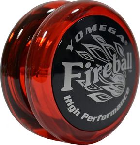 יו יו - YO YO YOMEGA FIREBALL BLACK/RED