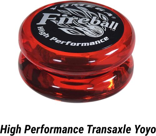 יו יו - YO YO YOMEGA FIREBALL BLACK/RED
