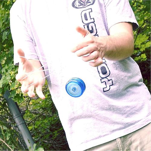 יו יו  -  YO YO YOMEGA BRAIN AUTO RETURN BLUE