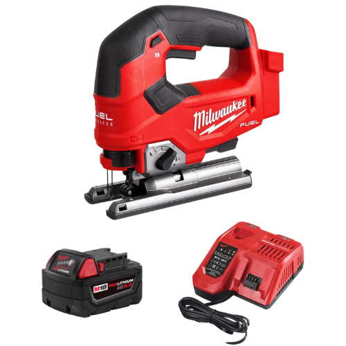 סט מסור אנכי מילווקי Milwaukee M18 FUEL 2737-20 כולל סוללת 5Ah ומטען