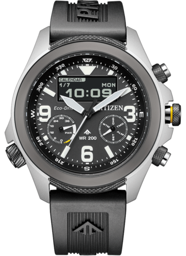 Citizen JV1007-07E Promaster Land אקו דרייב וספיר אנלוגי-דיגיטלי
