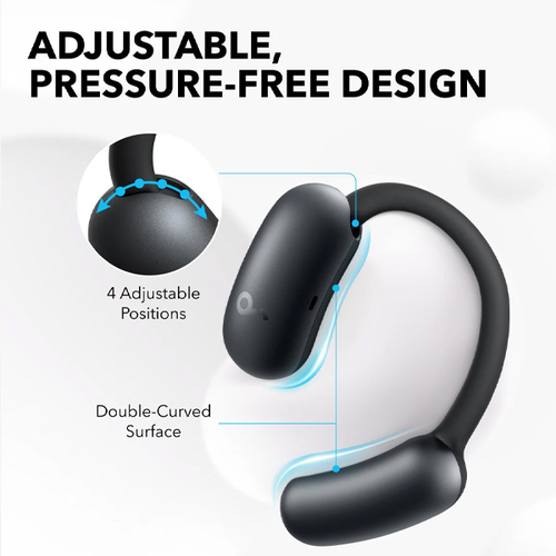 ‏⁧אוזניות ⁦soundcore AeroFit⁩ 2 ⁦AI Open Ear⁩ בצבע לבן⁩‏