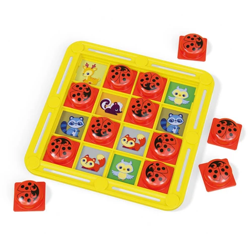 משחק קוורצ'טי לוח משחק זיכרון 12 סטים לגילאי 3+