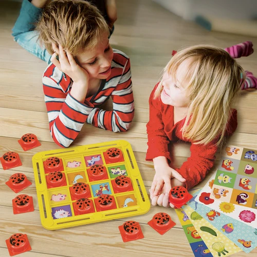 משחק קוורצ'טי לוח משחק זיכרון 12 סטים לגילאי 3+