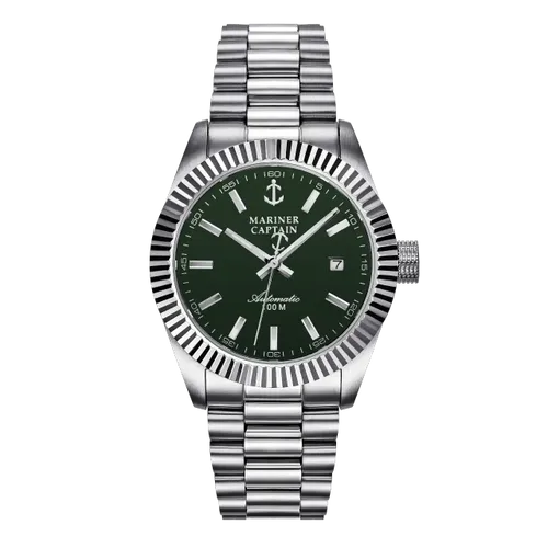 שעון MARINER מרינר לגבר דגם 7019 לוח ירוק
