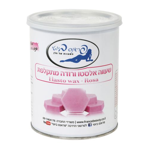שעווה אלסטו ורודה מתקלפת 800 גרם