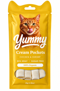 יאמי ליקוקי עוף ושרימפס לחתול 60 גרם YUMMY