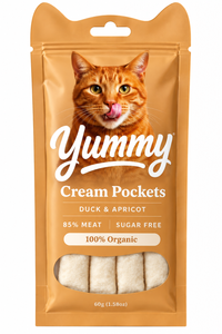יאמי ליקוקי ברווז וארנב לחתול 60 גרם YUMMY
