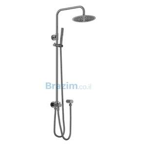 מוט פינוק למקלחת סיוון אופיר דגם 5107GR בגימור אפור גרפיט