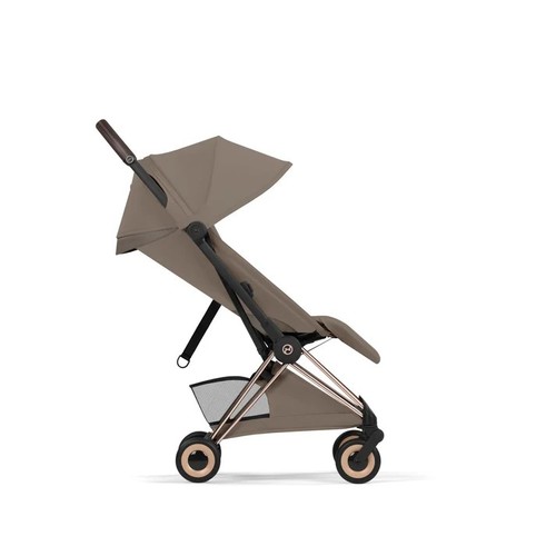 טיולון קויה Cybex Coya 2 – יוקרה, אולטרה-קומפקטיות ונוחות ללא פשרות שילדה רוזגולד חום