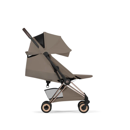 טיולון קויה Cybex Coya 2 – יוקרה, אולטרה-קומפקטיות ונוחות ללא פשרות שילדה רוזגולד חום