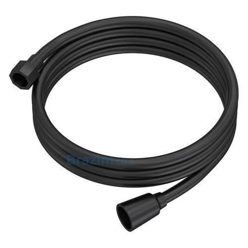 צינור PVC למזלף מקלחת מבית סיוון אופיר, דגם 016B, בגימור שחור מט אלגנטי