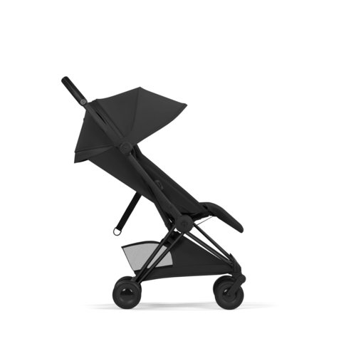 טיולון קויה Cybex Coya 2 – יוקרה, אולטרה-קומפקטיות ונוחות ללא פשרות שילדה שחור מט, שחור