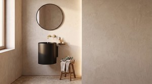 כיור נירוסטה עגול תלוי 40X45X40 ס"מ ללא חור לברז שחור מט 7838MB סיוון אופיר