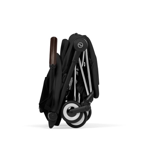 טיולון קויה Cybex Coya 2 – יוקרה, אולטרה-קומפקטיות ונוחות ללא פשרות שילדה כרום חום שחור