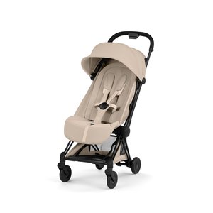 טיולון קויה Cybex Coya 2 – יוקרה, אולטרה-קומפקטיות ונוחות ללא פשרות שילדה שחור מט בז