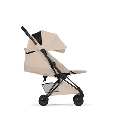 טיולון קויה Cybex Coya 2 – יוקרה, אולטרה-קומפקטיות ונוחות ללא פשרות שילדה שחור מט בז'