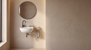 כיור חרס תלוי 40X34X13 ס"מ לבן מבריק 9418W סיוון אופיר