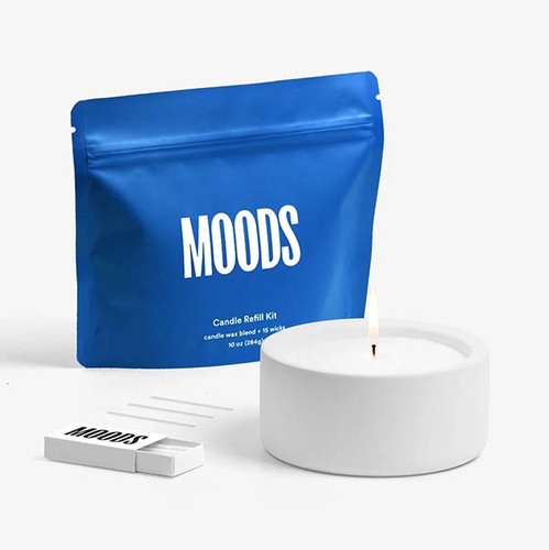 MOODS – פתיתי שעווה להכנת נרות - כחול