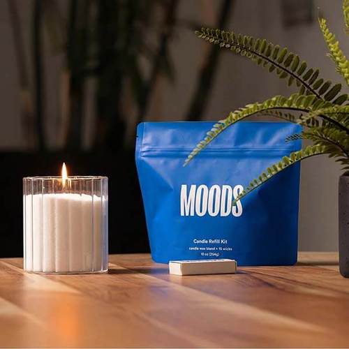 MOODS – פתיתי שעווה להכנת נרות - כחול