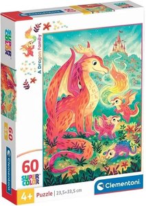 פאזל משפחת דרקון - 60 חלקים