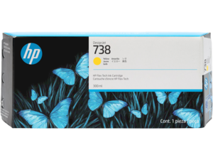 דיו צהוב מקורי HP 738 676M8A (300 מ"ל)