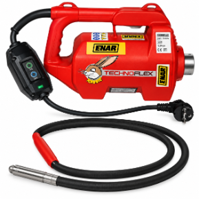 ויברטור נייד לבטון TECHNOFLEX RABBIT M2800 2800W עם מחט VD48 48 מ״מ 5 מטר