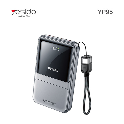 YESIDO YP95 סוללת גיבוי 10000mAh טעינה מהירה 22.5W