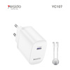 YESIDO YC107 מטען קיר 35W Type-C
