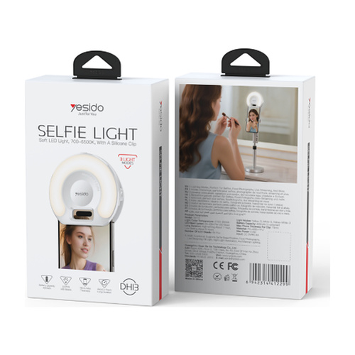 YESIDO DH13 תאורת סלפי לטלפון (Fill Light)