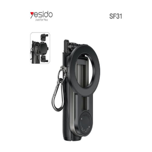 YESIDO SF31 מקל סלפי מיני מגנטי עם קליפס